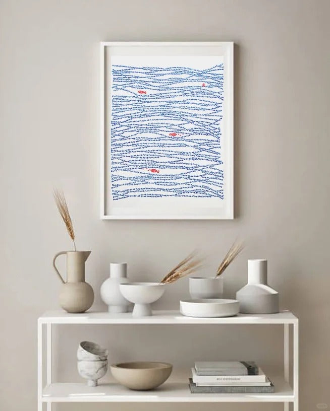 The color of the sea
